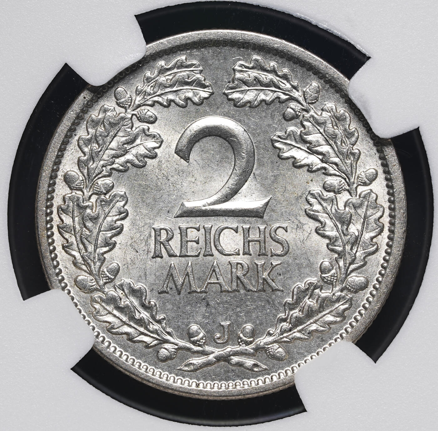 修遠堂世界钱币第四十三期 全场包邮 NGC MS64 1926年德国2马克银币
