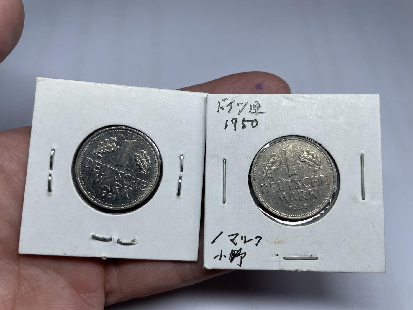 每日一拍，2024年集古藏今外币拍卖第十六期-第3场—（总第153拍），可以寄存60天，满160元包邮。 德国一马克2枚
