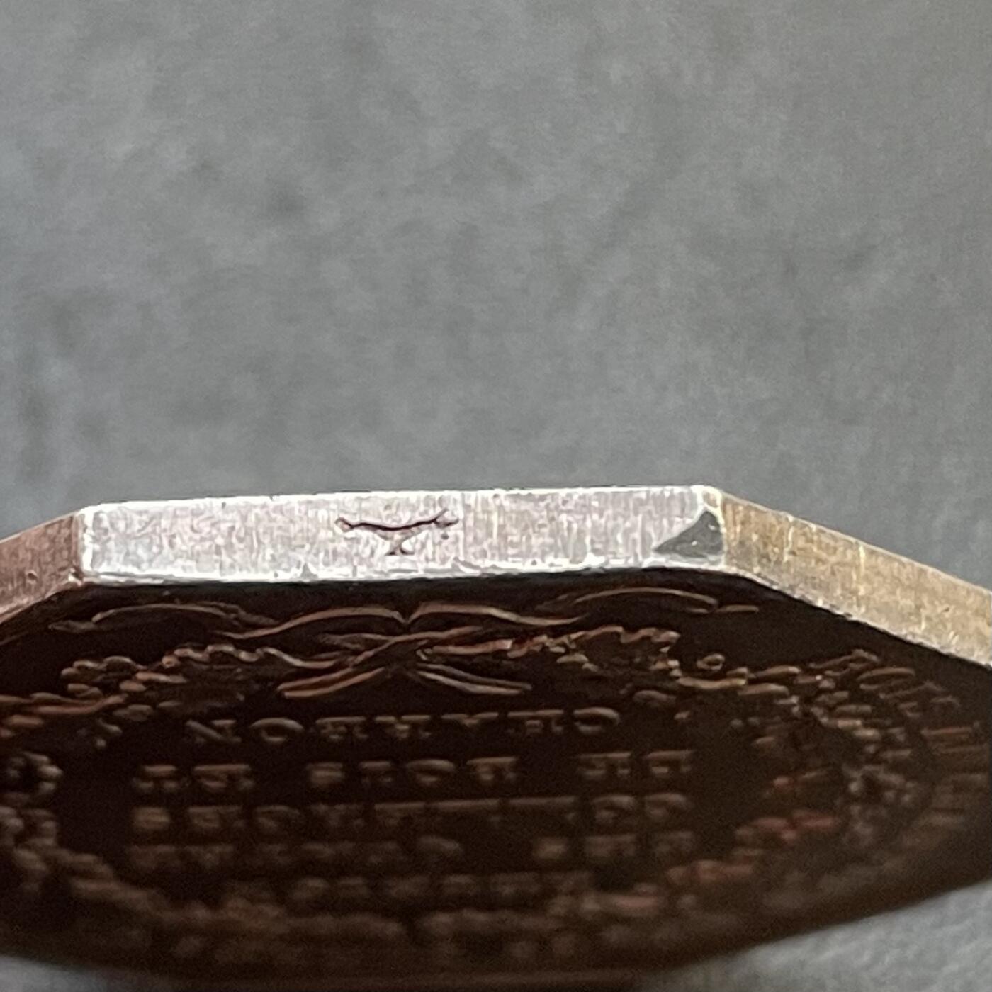 「木头集藏」章牌专场-第48期 法国巴黎木材供应银章  直径：34 mm，17 g，边铭：油灯 （1832-1841年）