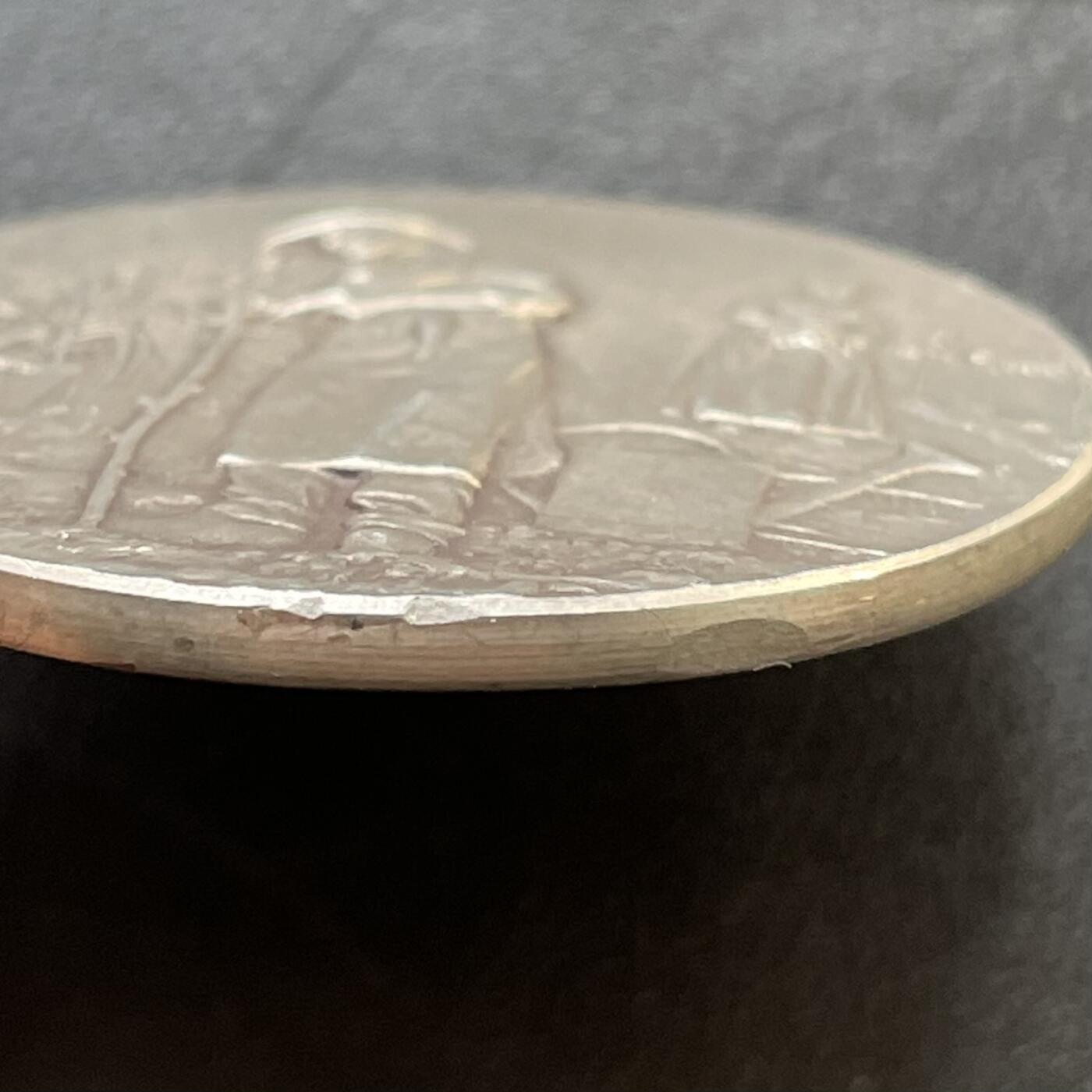 「木头集藏」章牌专场-第48期 Rivet ～法国葡萄种植园艺银章，直径：36 mm，21.5 g， 丰饶角 ARGENT