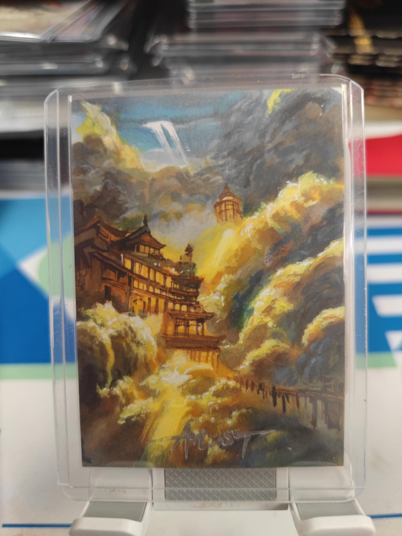 妖精的尾巴卡牌拍卖《手绘卡专场》第二十九期(收拍品) 手绘卡-风景1-画师:大佛