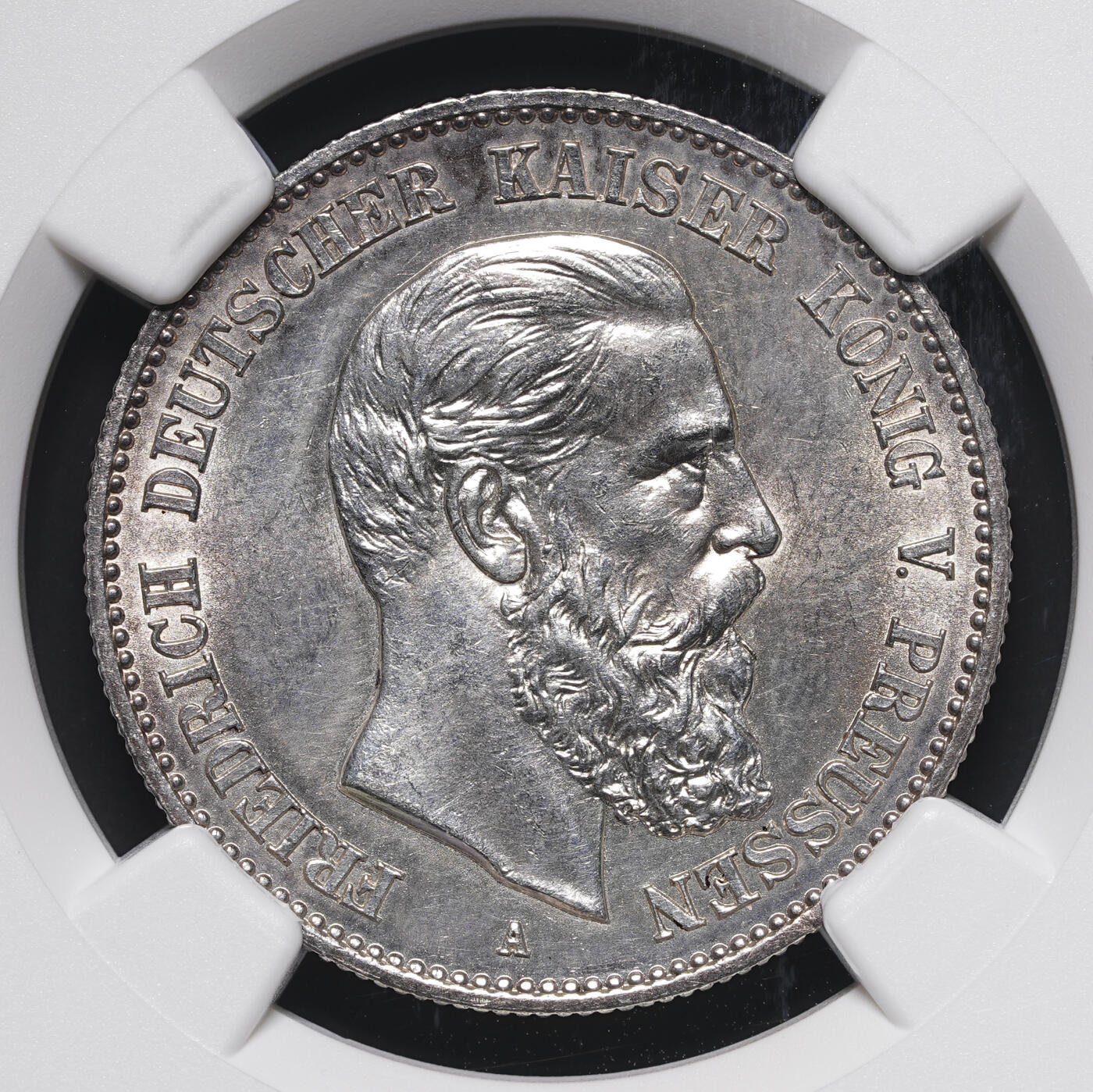 修遠堂世界钱币第四十三期 全场包邮 NGC MS62 1888年普鲁士腓特烈三世2马克银币