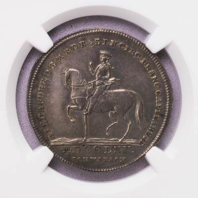 NGC-MS62 1765勃兰登堡骑马1/4泰勒银币 季军老包浆 - NGC-MS62 1765勃兰登堡骑马1/4泰勒银币 季军老包浆