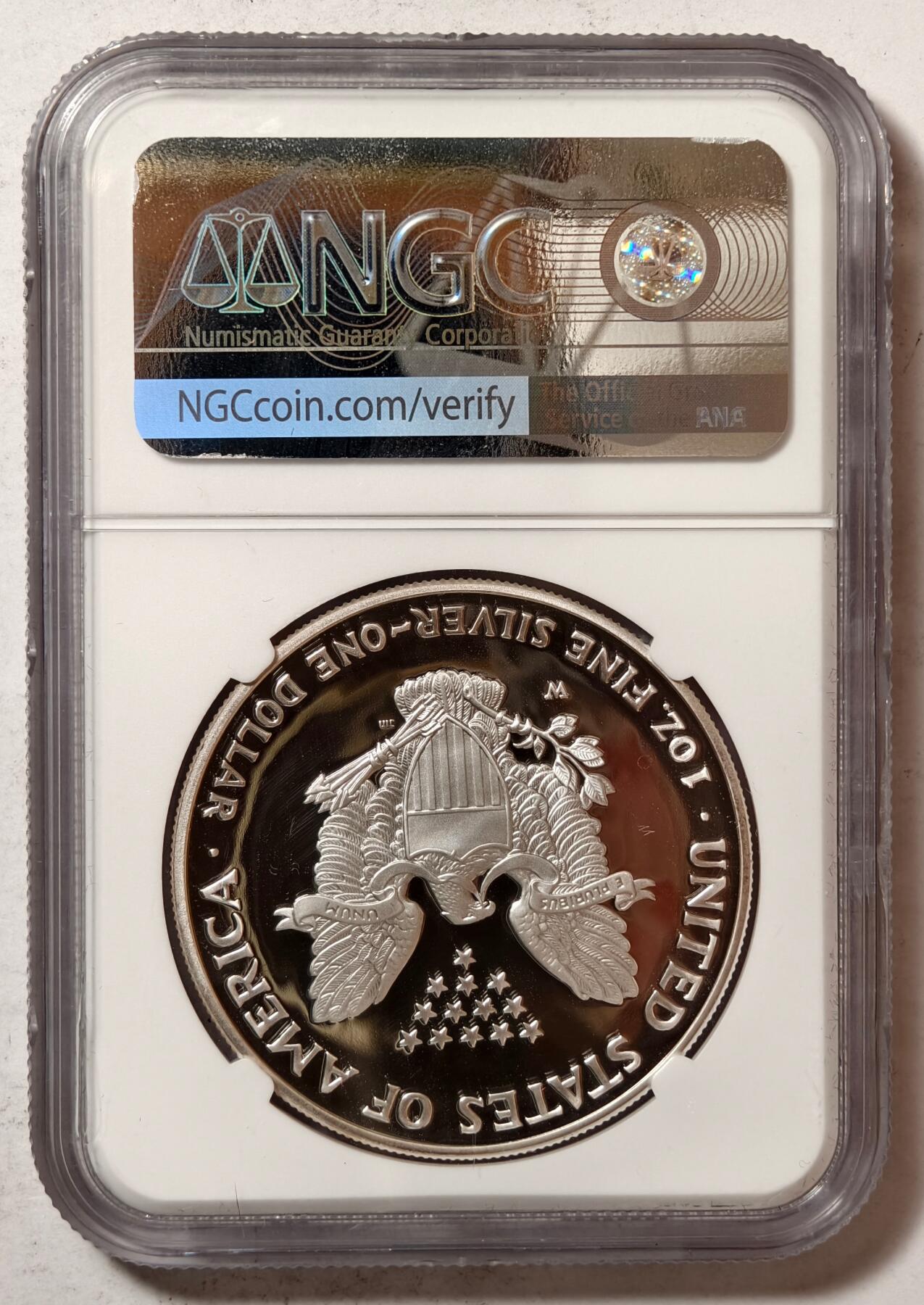 紫瑗钱币——第430期 美国 2006年 W版 行走女神 1盎司 投资银币 NGC PR69 UC 精制
