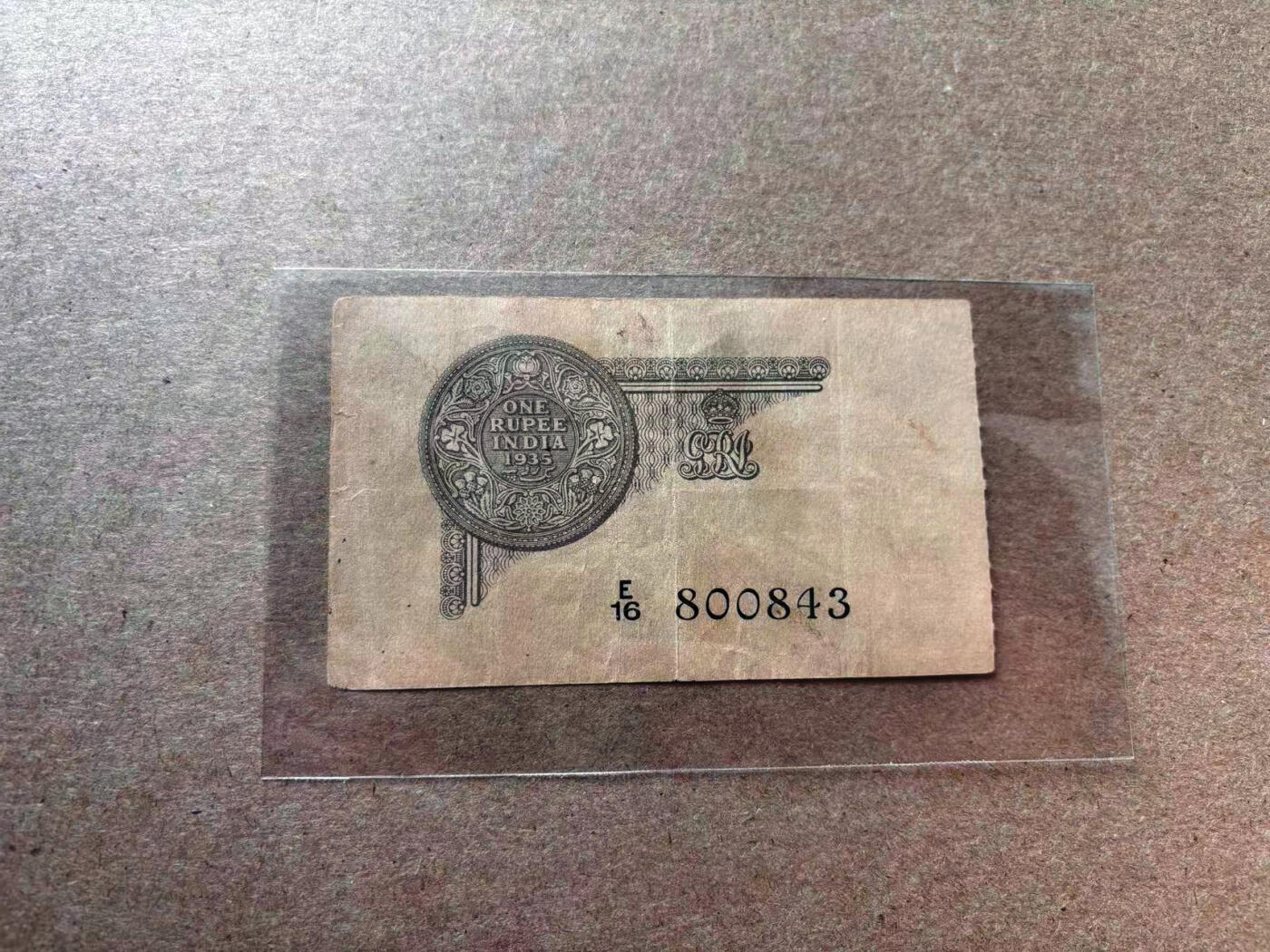 【Blue Auction】✨世界纸币精拍第560期【精】 印度 1935年1卢比 英王乔五 品相如图