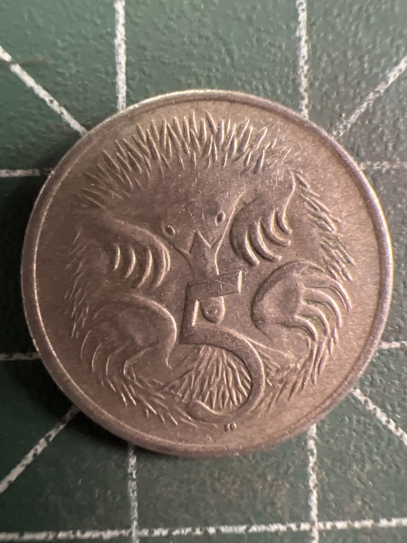 第725期  硬币专场 （无押金，捡漏，全场50包邮，偏远地区除外，接收代拍业务，本店十天发一次货） 澳大利亚五分