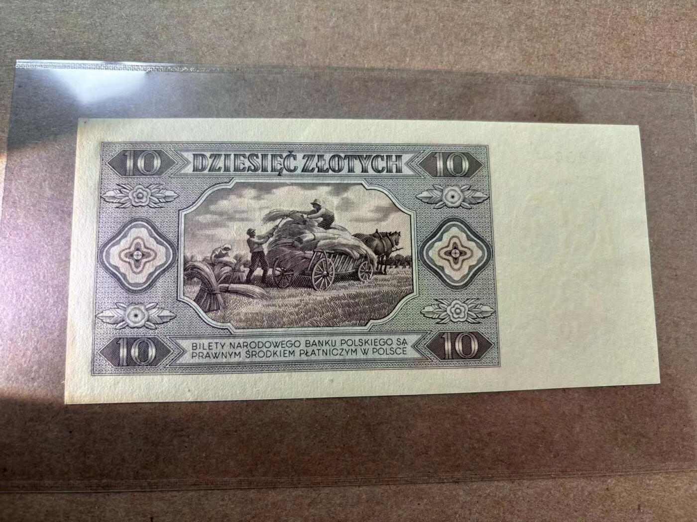 【Blue Auction】✨世界纸币精拍第560期【精】 波兰 1948年10兹罗提 UNC-