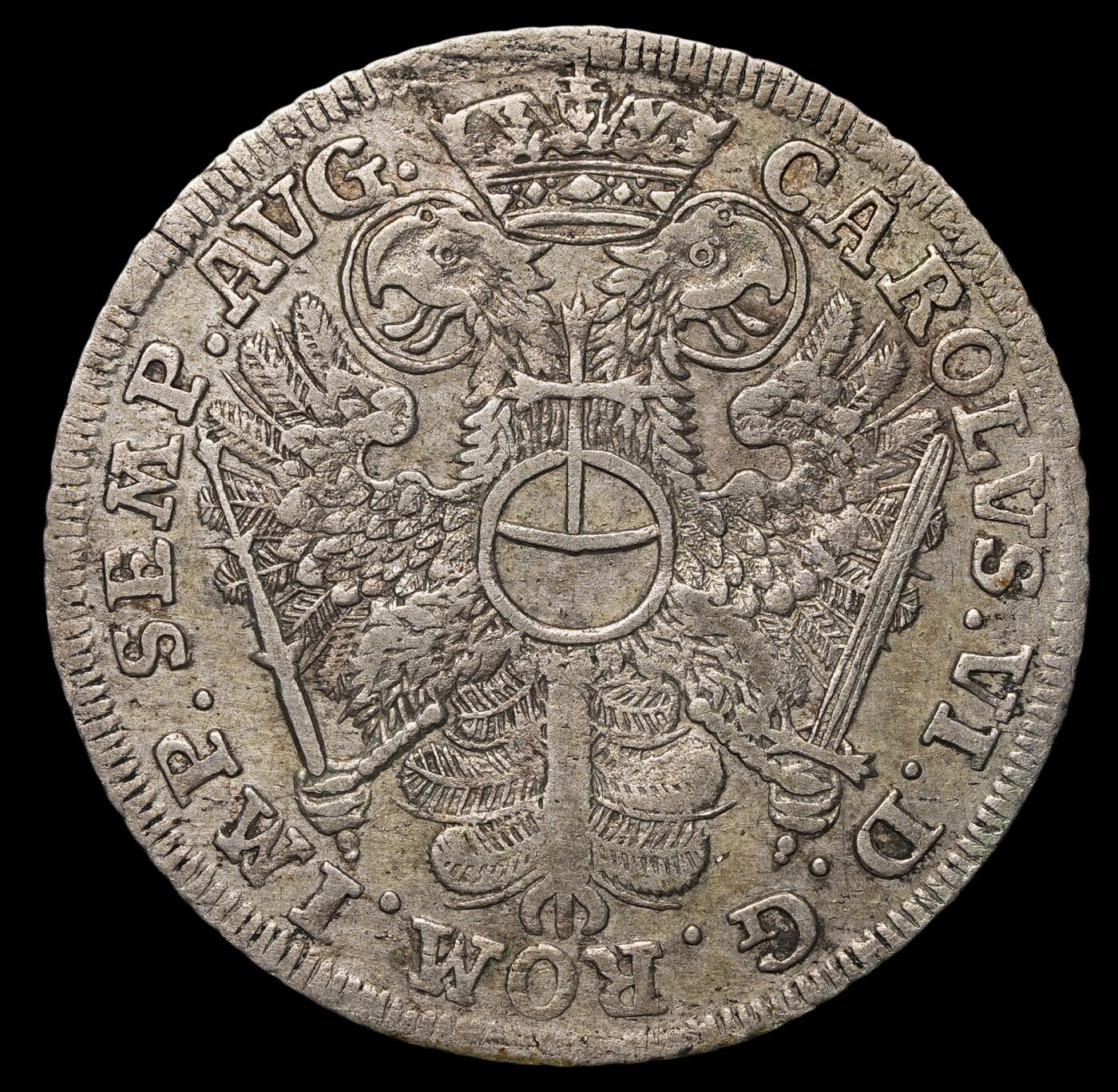 修遠堂世界钱币第四十三期 全场包邮 1726年汉堡8 SCHILL银币 5.43g