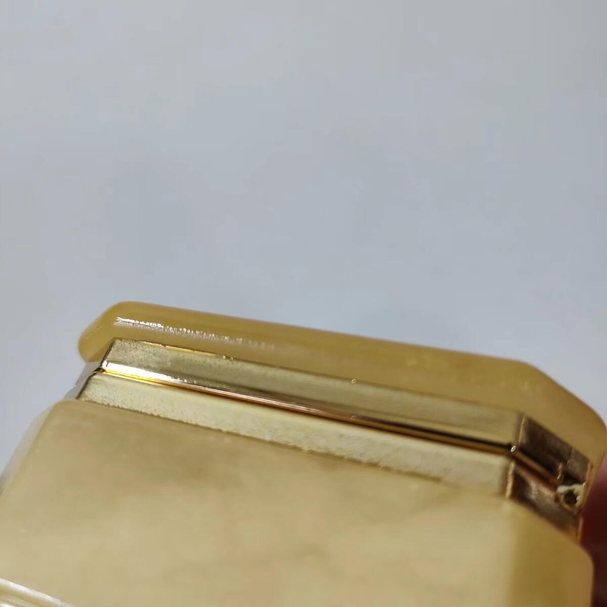 意大利Domain天然石玫瑰图案首饰盒饰品盒，尺寸11x7x4.5厘米，品相如图，500包快递
