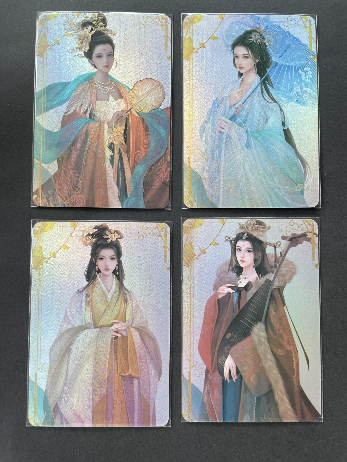 开心玩卡 第一期 宁缺四大美人彩闪一套