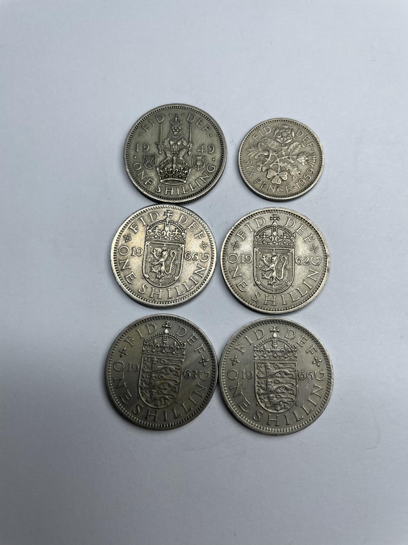 每日一拍，2024年集古藏今外币拍卖第十六期-第5场—（总第155拍），可以寄存60天，满160元包邮。 英国6枚