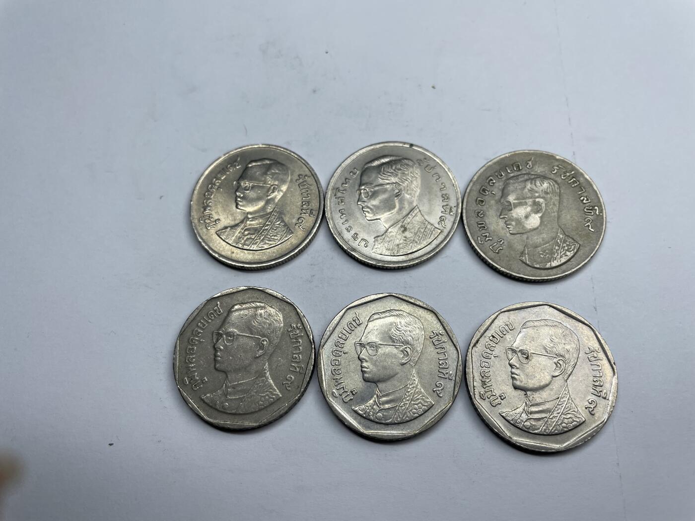 每日一拍，2024年集古藏今外币拍卖第十六期-第5场—（总第155拍），可以寄存60天，满160元包邮。 泰国6枚