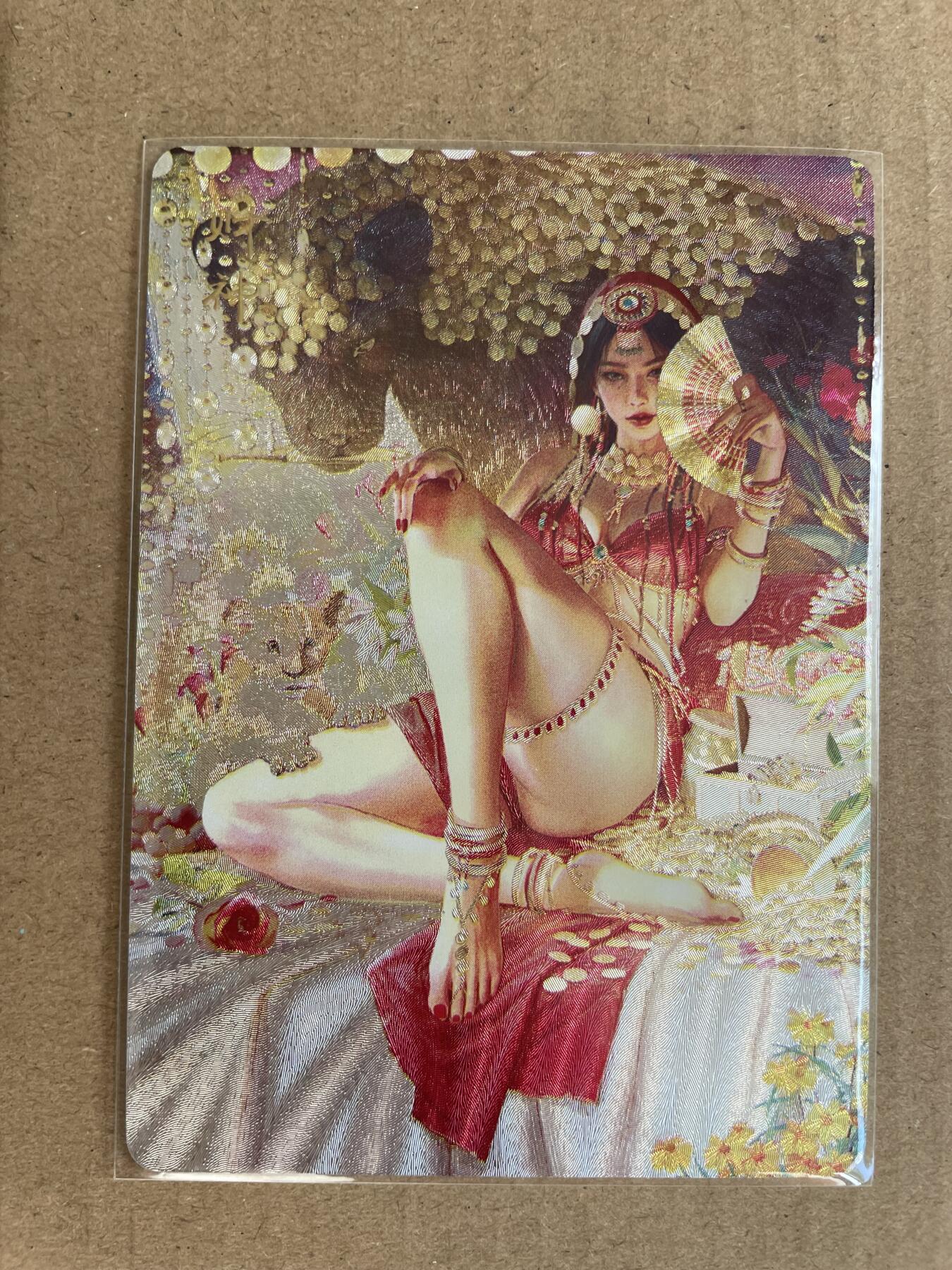 开心玩卡 第一期 燎原-刷子绘财神冷烫粗闪特卡服饰2