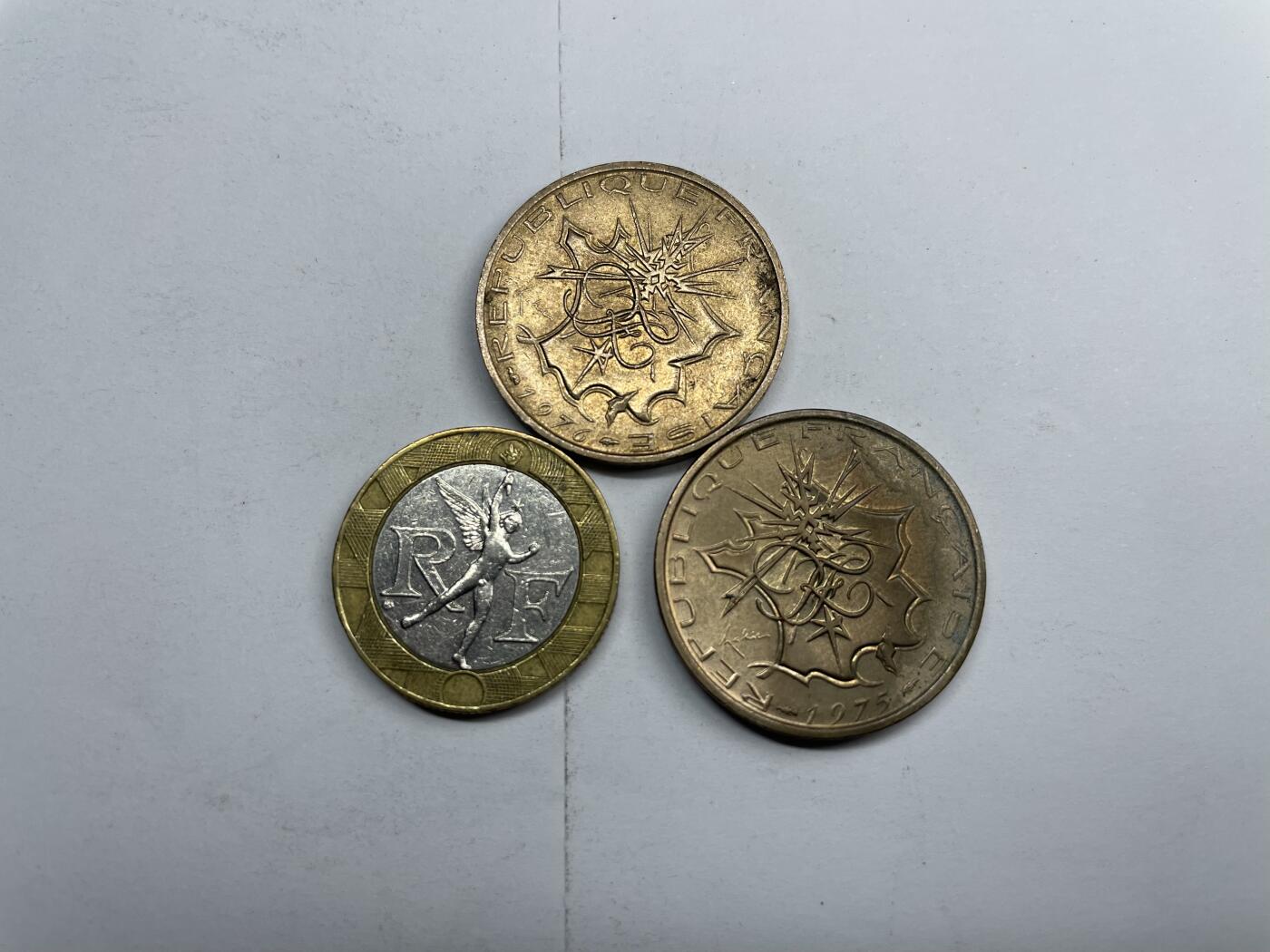 每日一拍，2024年集古藏今外币拍卖第十六期-第5场—（总第155拍），可以寄存60天，满160元包邮。 法国10法郎3枚