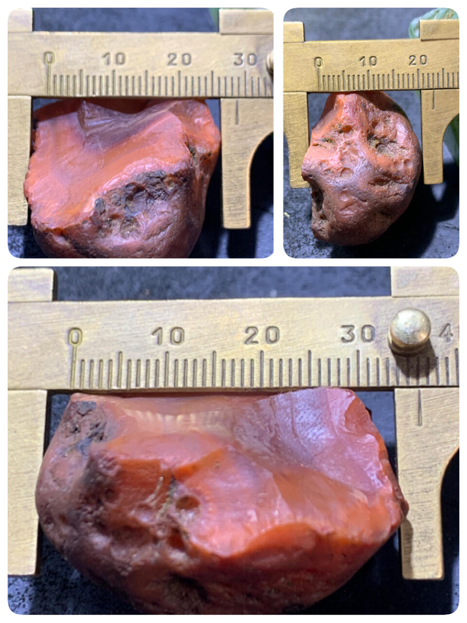 精美大开窗冻肉南红玛瑙原石一颗