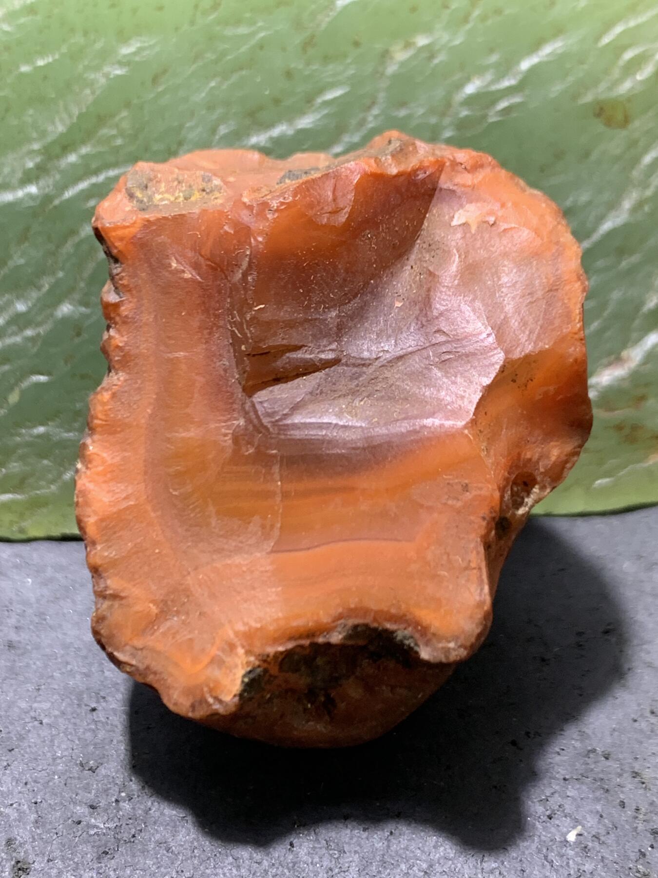 精美大开窗冻肉南红玛瑙原石一颗