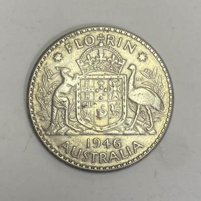 回流1016 - 澳大利亚1946年乔治六世1弗洛林银币