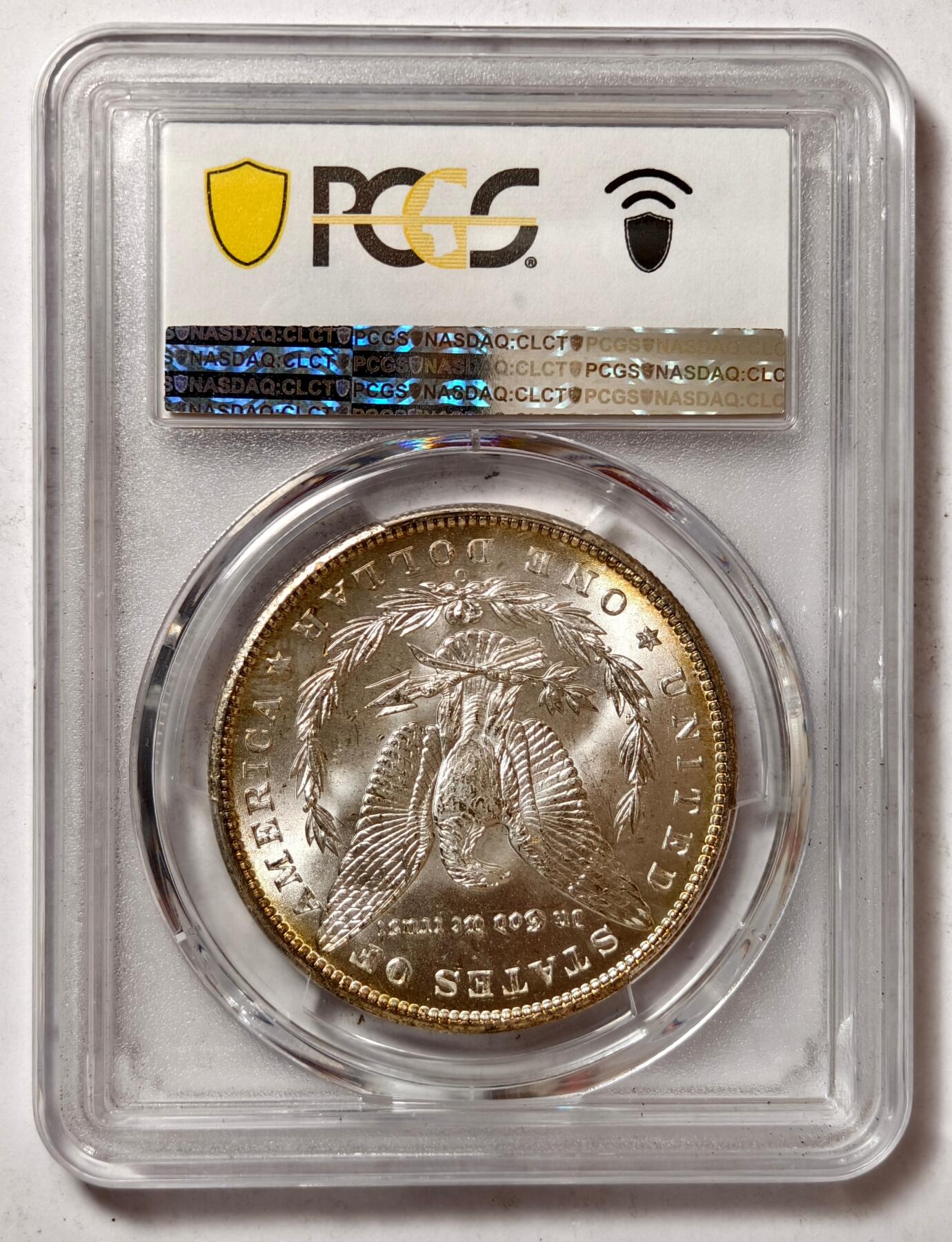 紫瑗钱币——第434期 美国 1898年 O版 摩根 大头妹1美元 银币 PCGS MS63