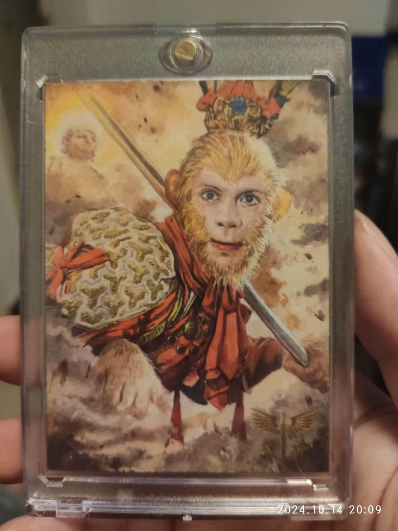 龍虎8 ）（周二晚上开拍，周六晚上20：30结拍） 手绘卡ᴿ 孙悟空 画师：CC 1/1