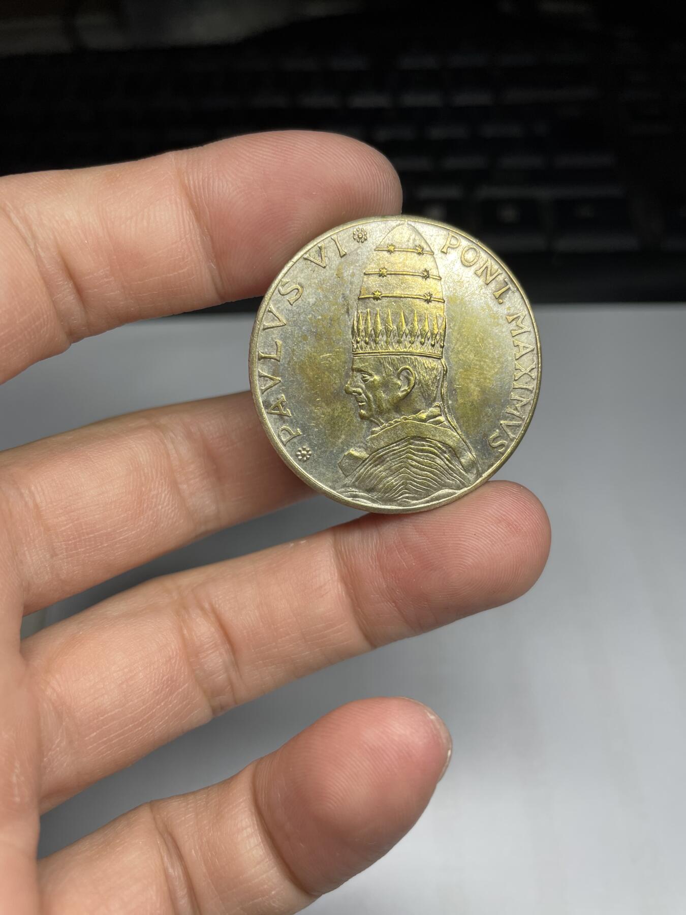 每日一拍，2024年集古藏今外币拍卖第十六期-第6场—（总第156拍），可以寄存60天，满160元包邮。 教皇纪念章