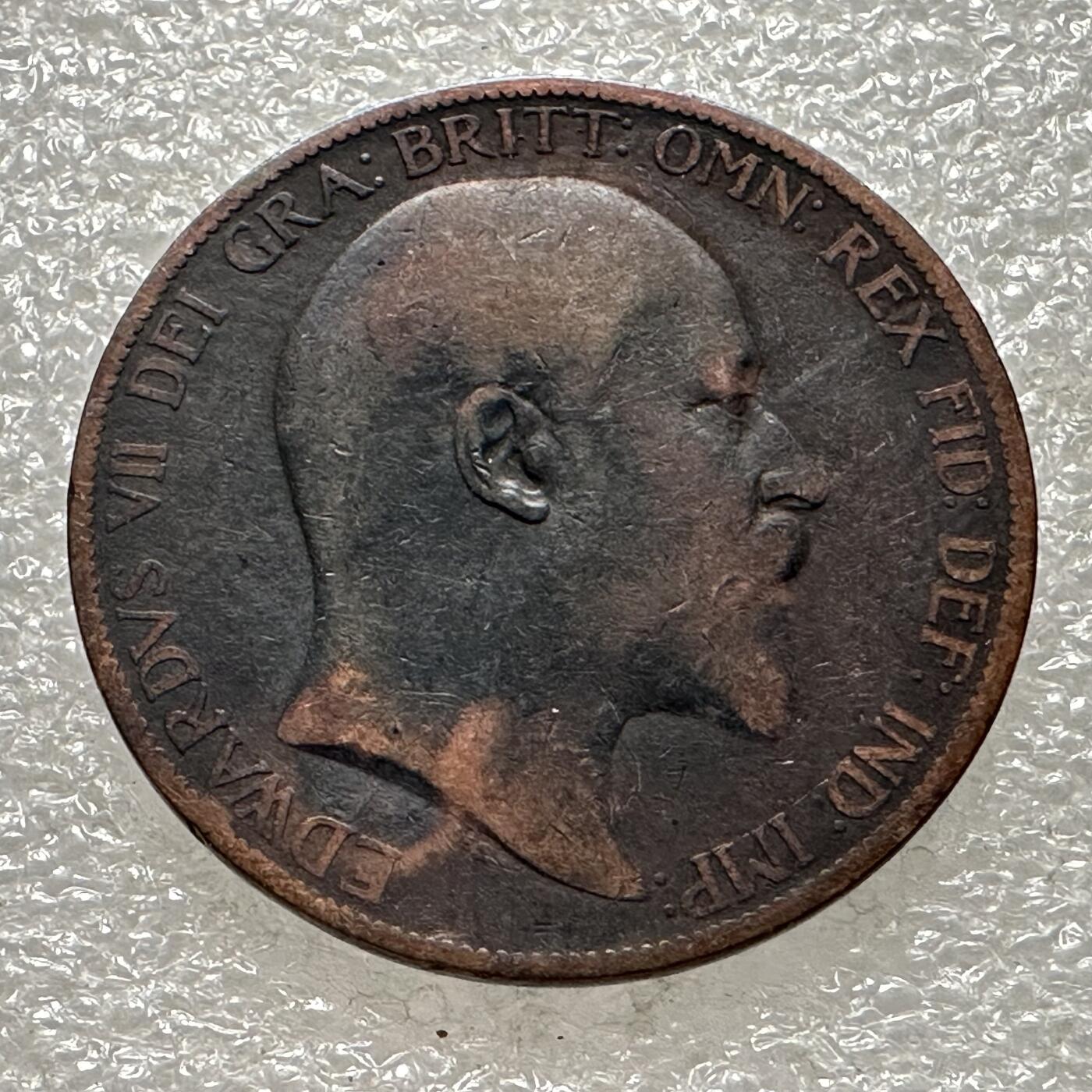 🌹外币初藏🌹🐯第88场 征集拍品 极速上拍 英国1903年一便士