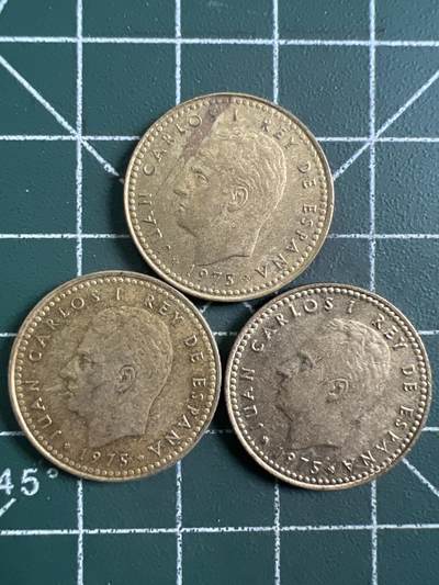 第732期  硬币专场 （无押金，捡漏，全场50包邮，偏远地区除外，接收代拍业务，本店十天发一次货） 西班牙1比塞塔  3枚
