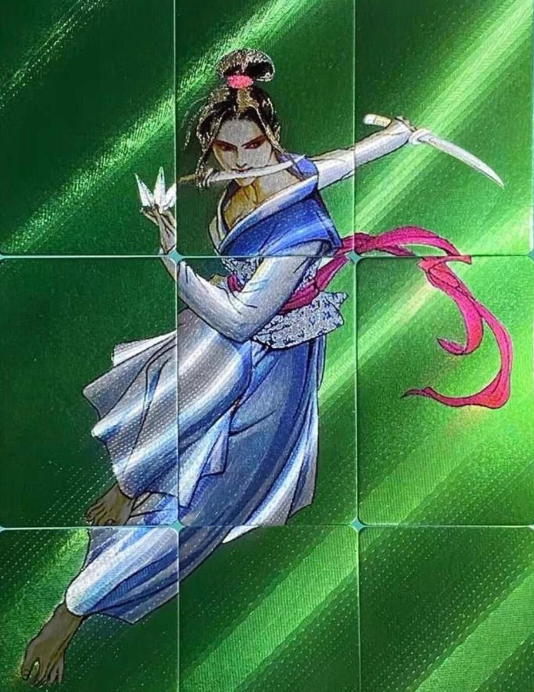“交个朋友”卡牌福利第四场 小浣熊水浒卡 九星连珠特卡 樱花女将 星球武将 九拼卡三套