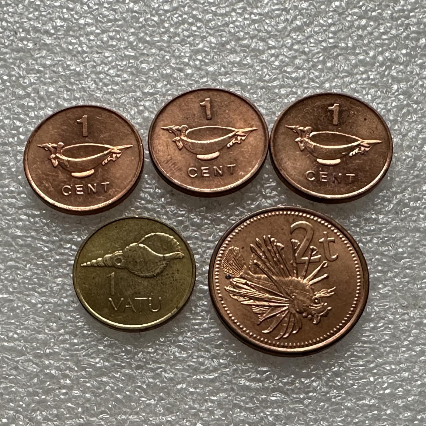 🌹外币初藏🌹🐯第88场 征集拍品 极速上拍 大洋洲五枚