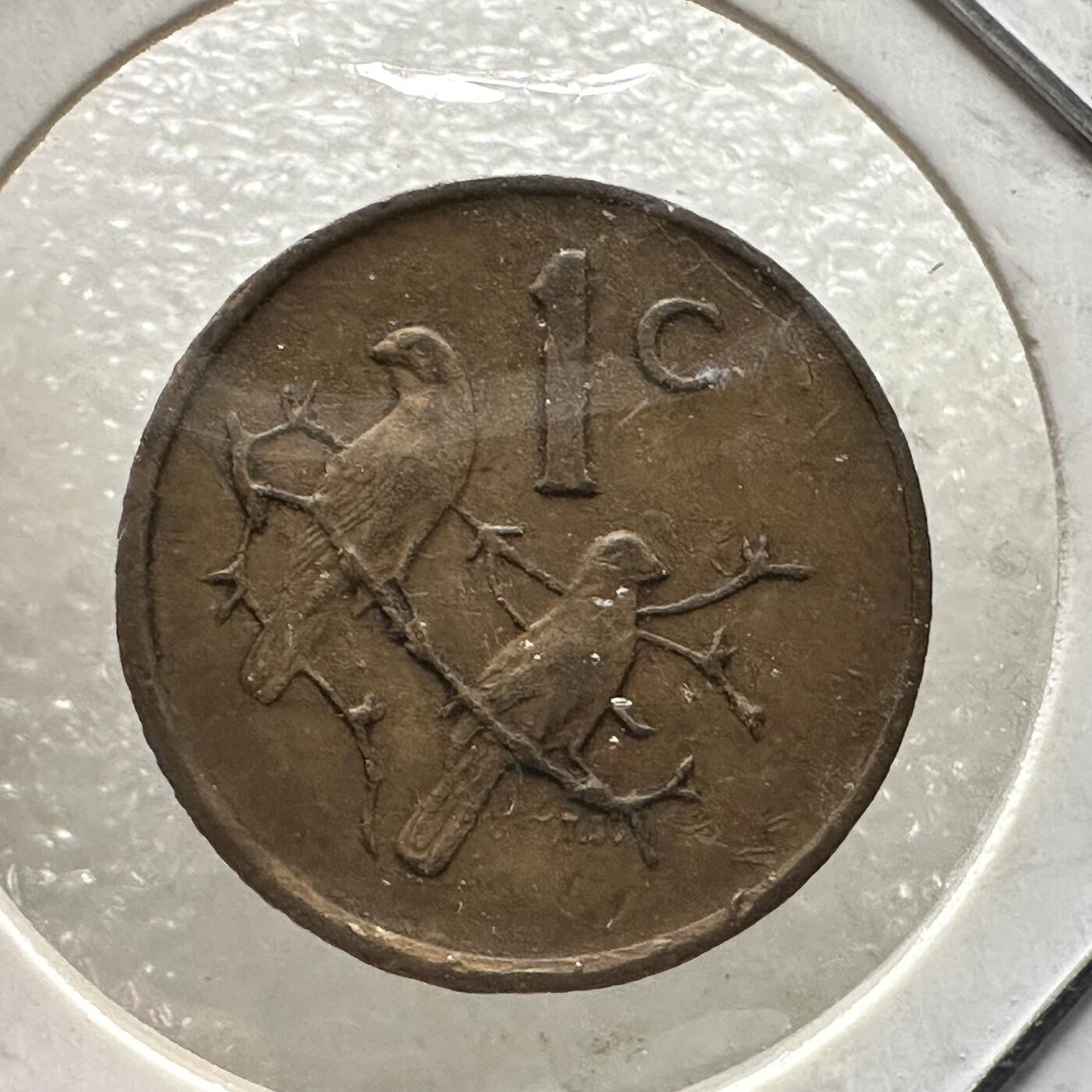🌹外币初藏🌹🐯第88场 征集拍品 极速上拍 南非1982年沃斯特一分
