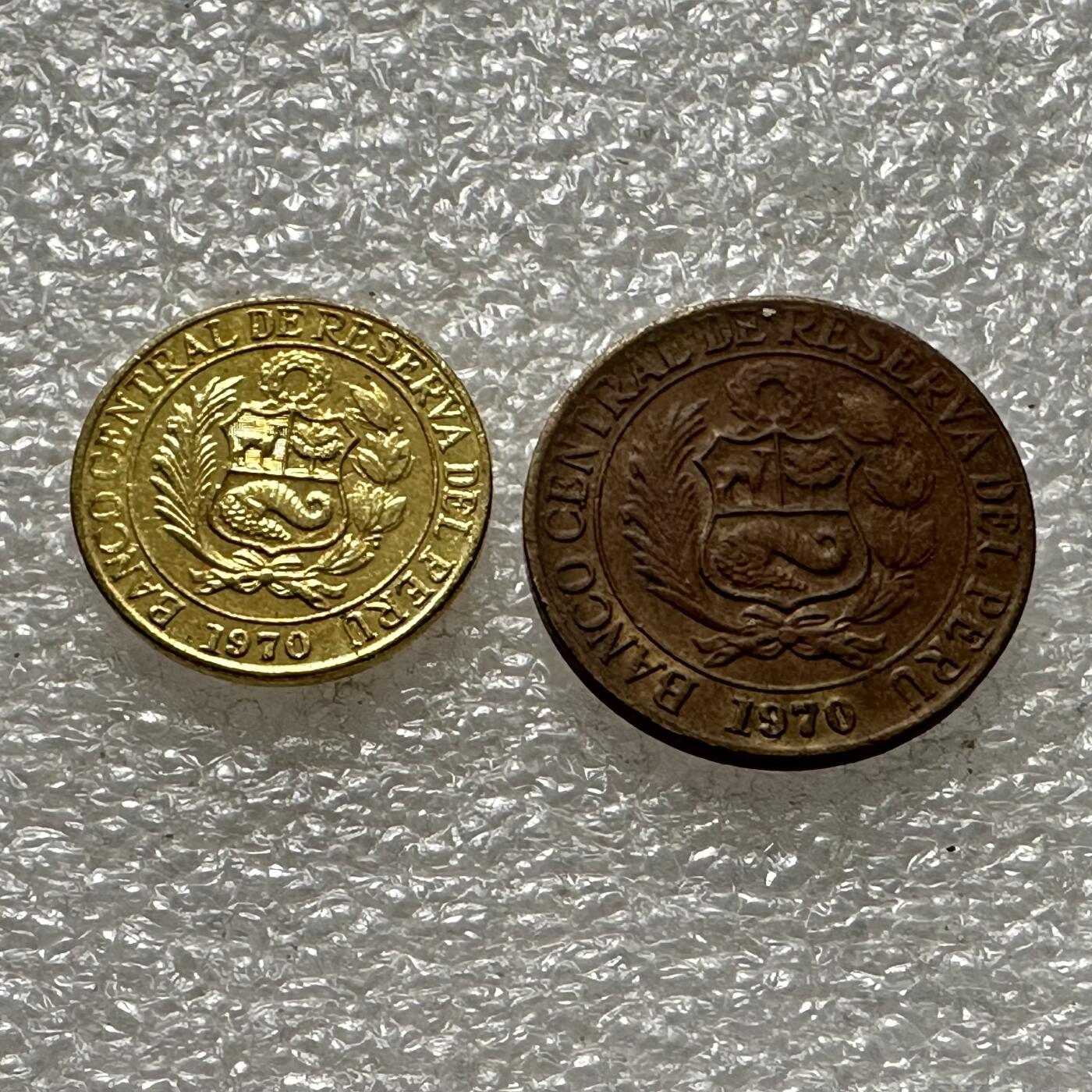 🌹外币初藏🌹🐯第88场 征集拍品 极速上拍 秘鲁2枚
