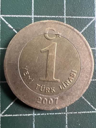 第732期  硬币专场 （无押金，捡漏，全场50包邮，偏远地区除外，接收代拍业务，本店十天发一次货） 土耳其1里拉