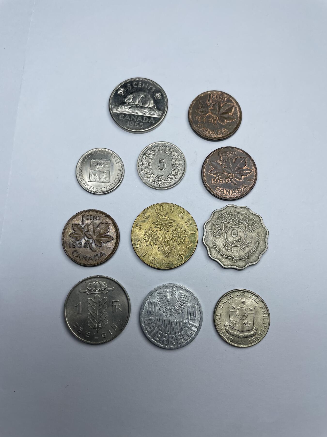 每日一拍，2024年集古藏今外币拍卖第十六期-第7场—（总第157拍），可以寄存60天，满160元包邮。 各国11枚