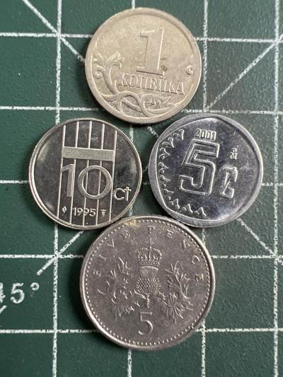 第732期  硬币专场 （无押金，捡漏，全场50包邮，偏远地区除外，接收代拍业务，本店十天发一次货） 硬币 4枚