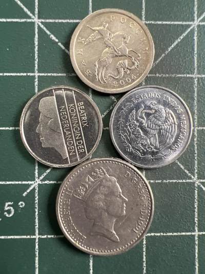 第732期  硬币专场 （无押金，捡漏，全场50包邮，偏远地区除外，接收代拍业务，本店十天发一次货） 硬币 4枚