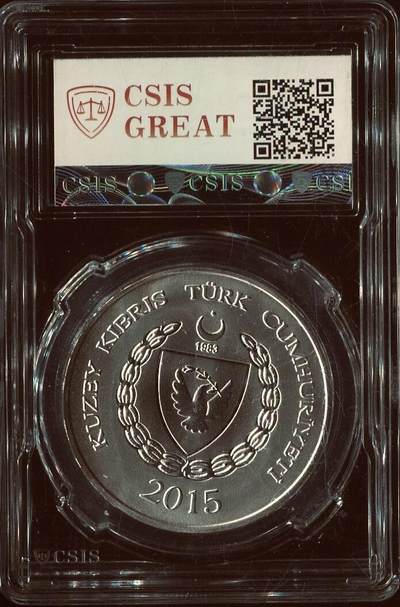 CSIS-GREAT评级精品钱币拍卖第二百六十九期 北塞浦路斯 苏丹臆造币 csis69