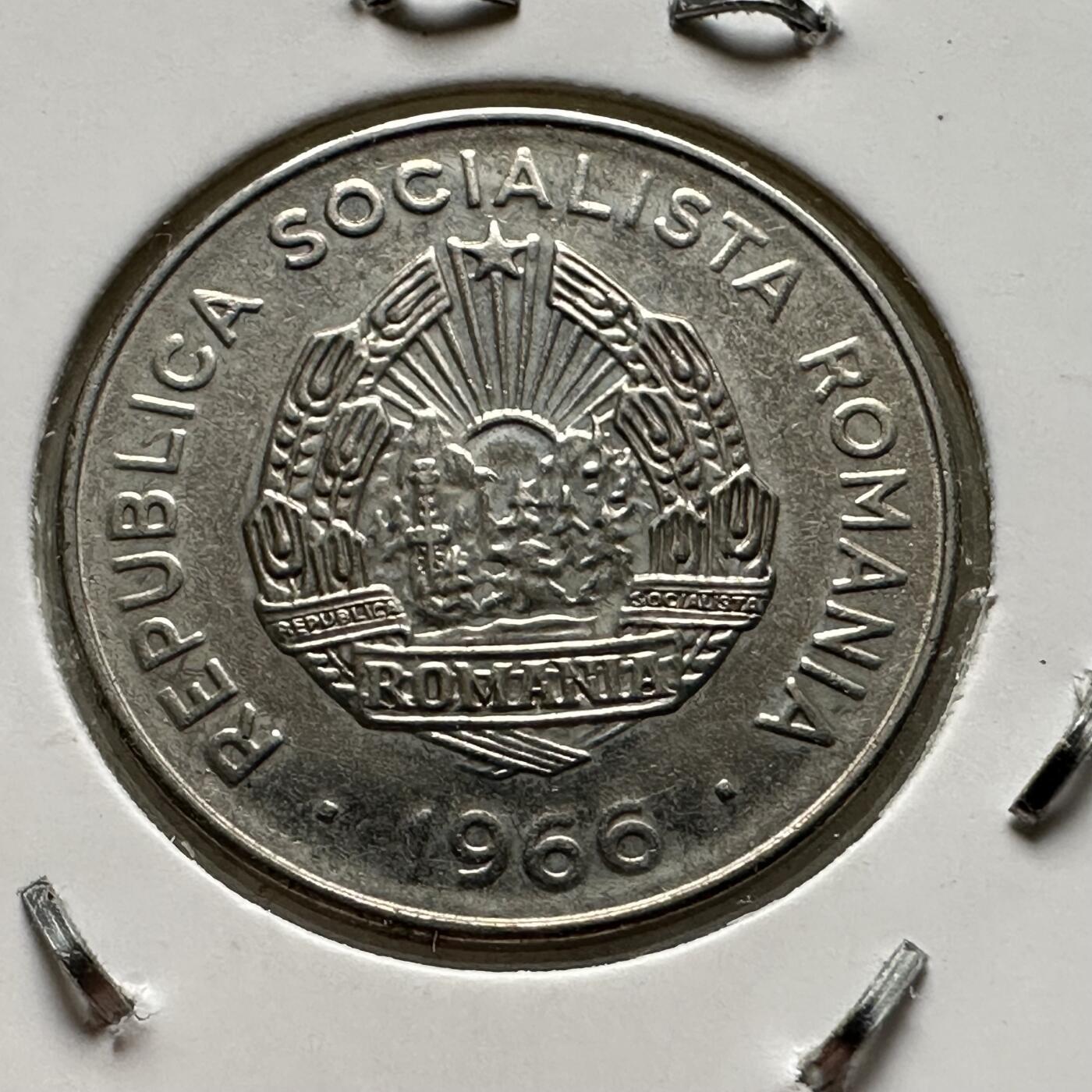 🌹外币初藏🌹🐯第88场 征集拍品 极速上拍 罗马尼亚1966年25巴尼