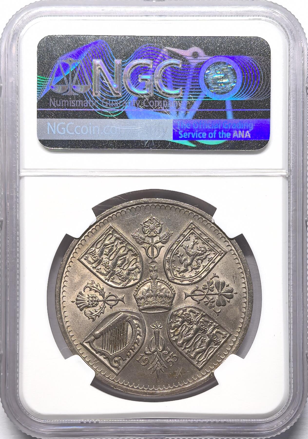 凡希社世界钱币微拍第二百八十六期 1953英国加冕克朗NGC-MS64