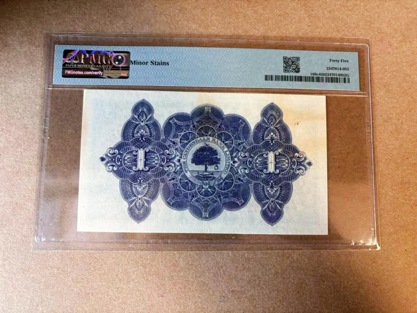 【Blue Auction】✨世界纸币精拍第563期【精】 苏格兰 1942-45年1镑 PMG45
