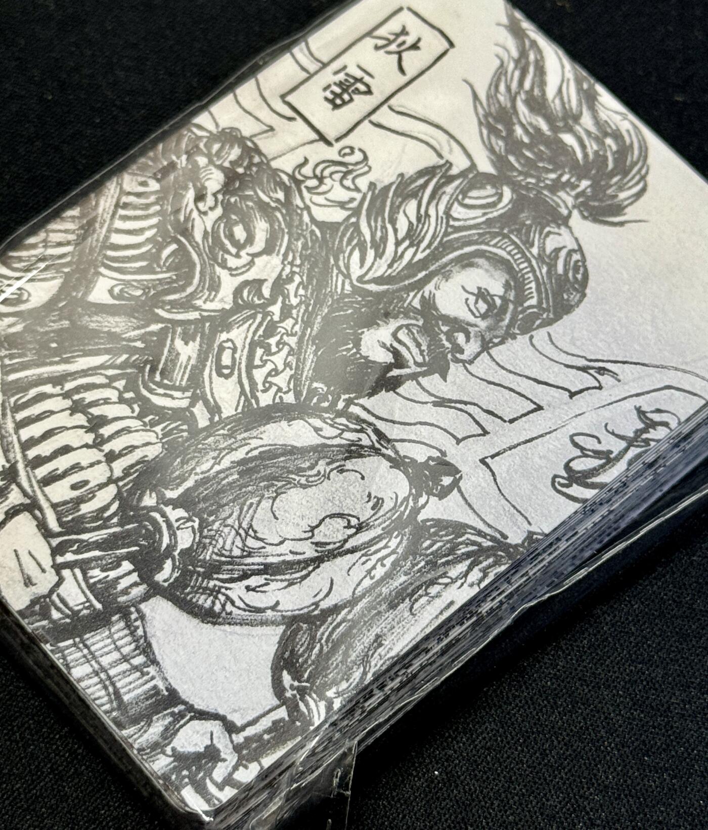 白泽拍卖卡牌手绘专场第8期（露深花气冷，霜降蟹膏肥） 2024 百里卡牌 飞鸿水浒普卡 未开封 嘉宁水浒手绘印刷卡30张