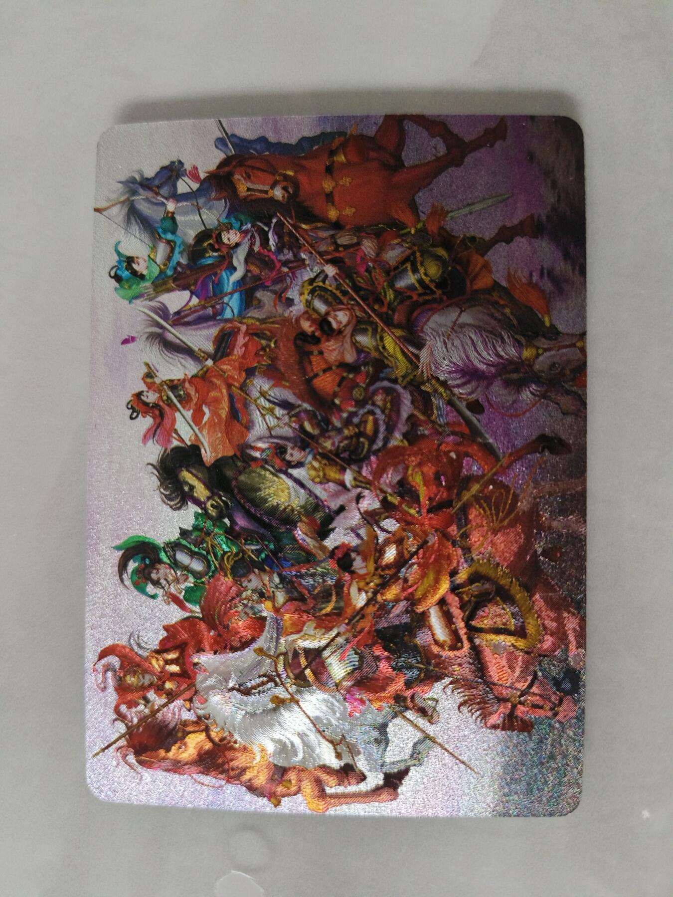 草根集藏——卡牌专场 百里 杨家将杨门女将合体粗闪卡一张