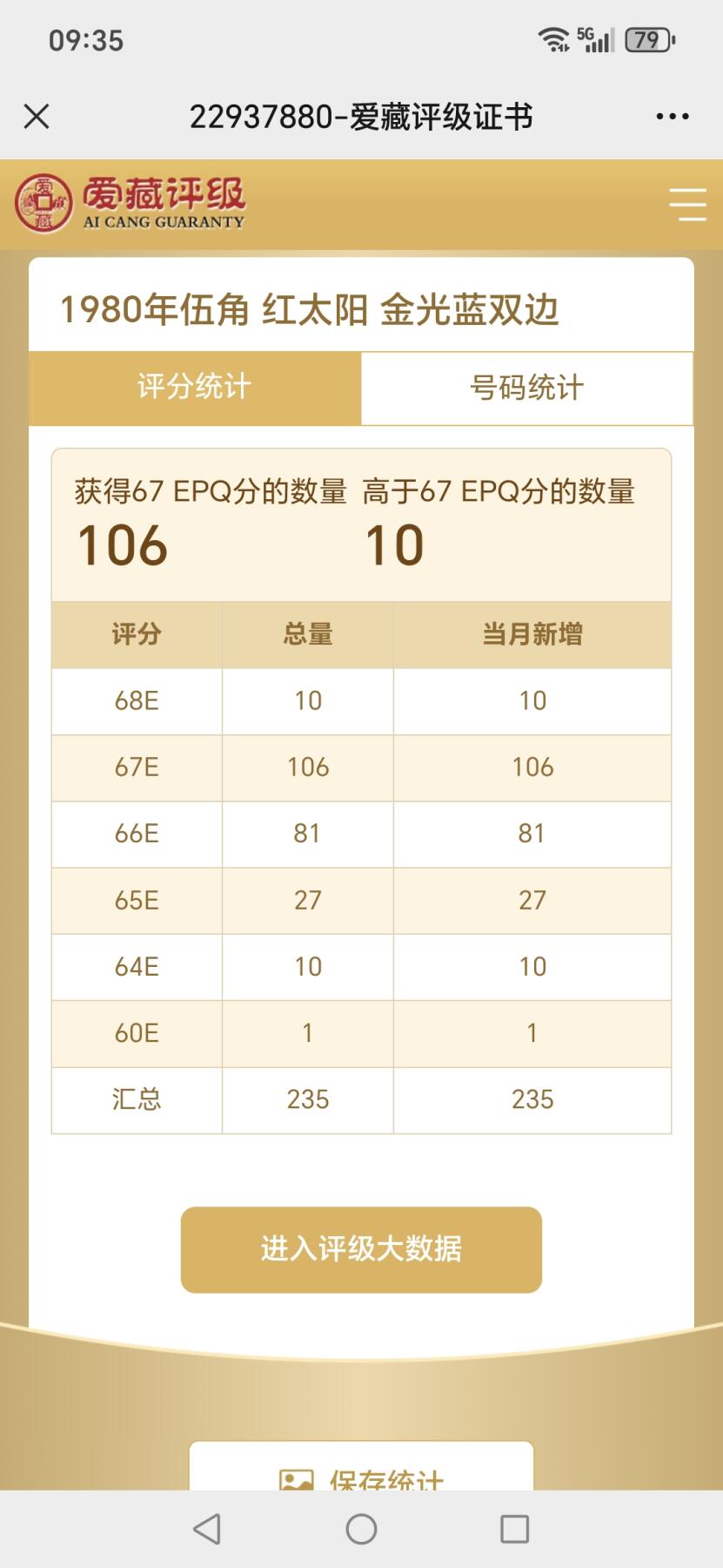 各种钱币拍场，可寄存满二百包邮 🔥🔥🔥爱藏评级新标金光蓝双边🔥🔥🔥爱藏评级 ，金光蓝双边，印刷油墨，红太阳   FZ24084510，非常经典的2408流水，号称FZ中最蓝的蓝双边，国辉荧光也特别亮眼！投资前景巨大，背面国辉上还有大珍珠漏印，可见其稀缺性！🔥不是所有FZ都能给金光蓝双边标注！🔥只有顶级货才有这标注！🔥