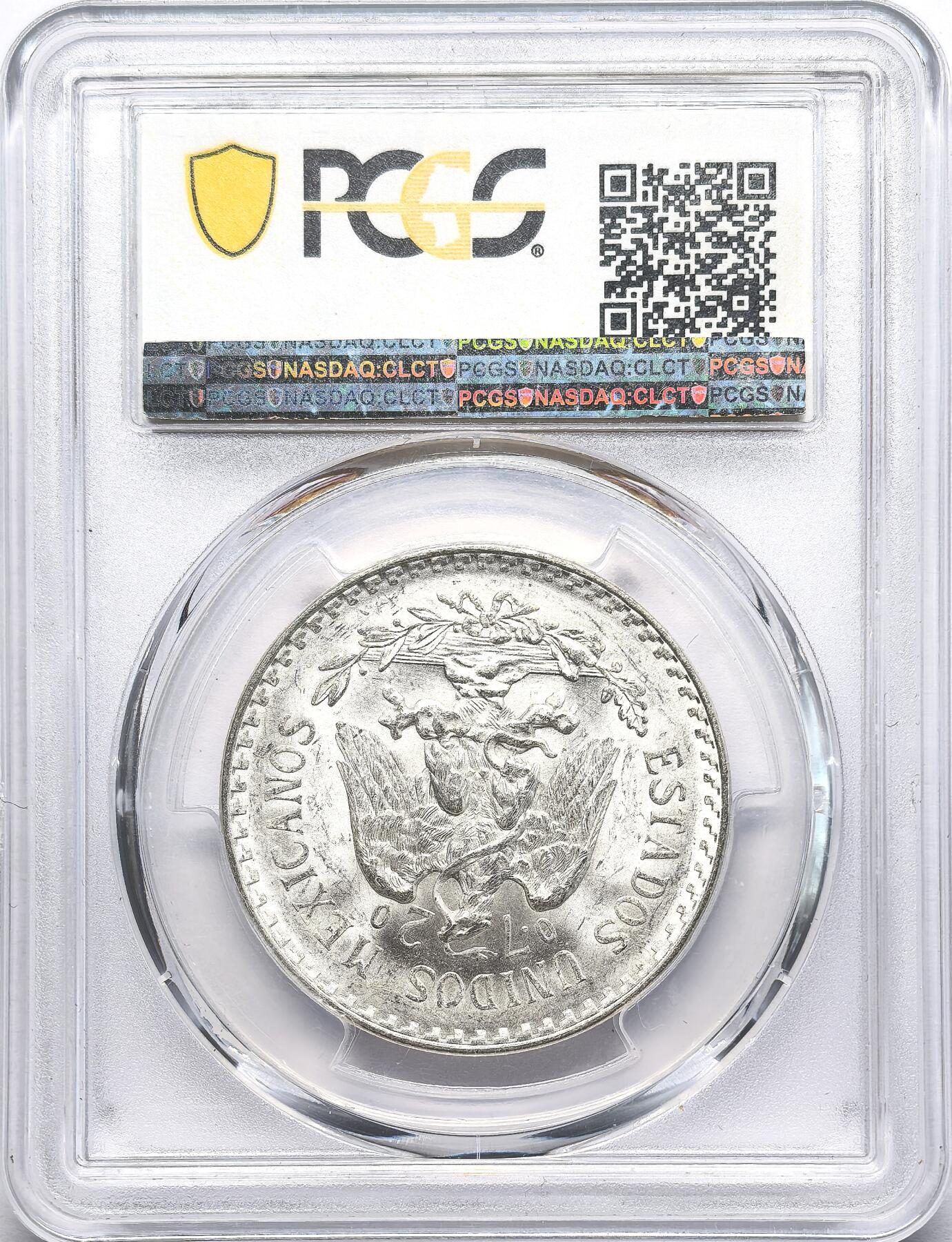 凡希社世界钱币微拍第二百八十六期 1943M墨西哥射线自由帽比索PCGS-MS66②