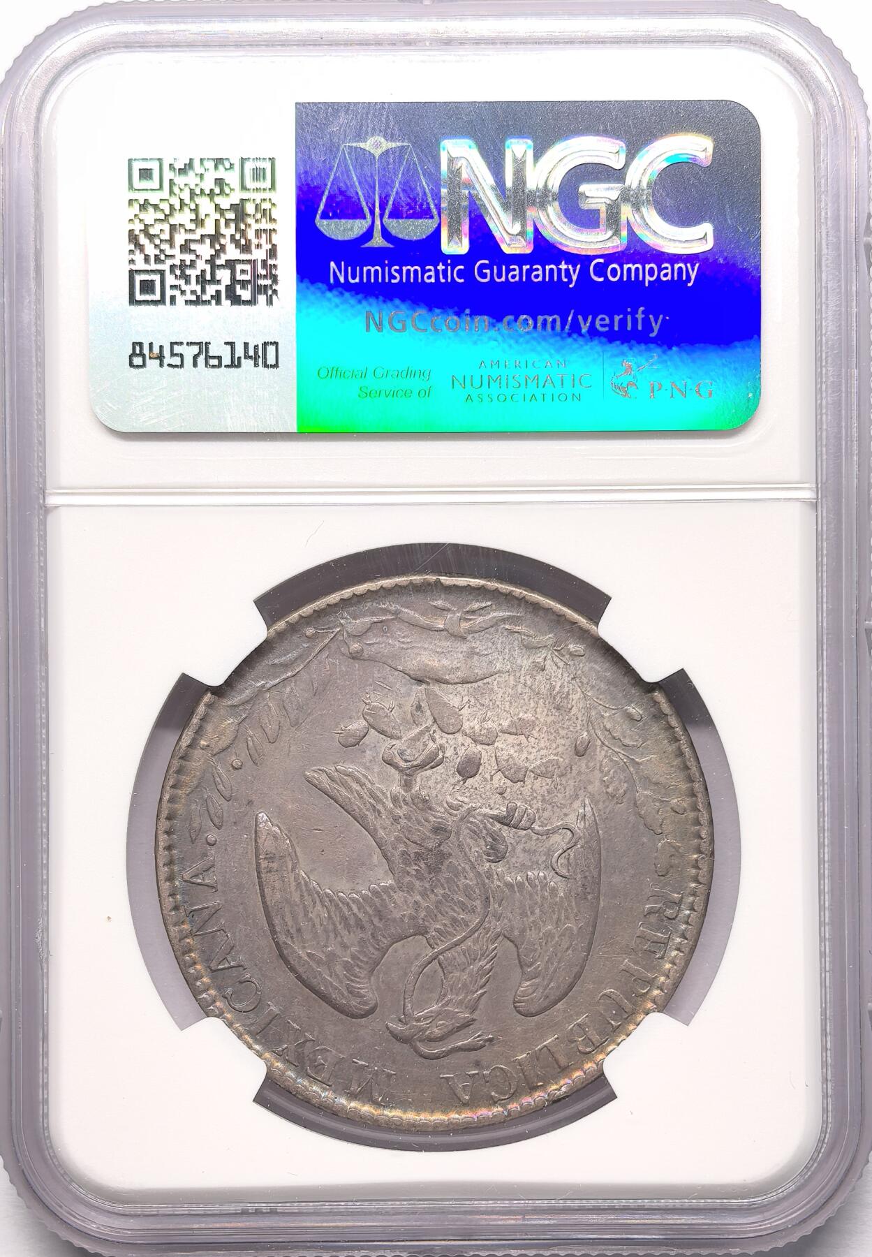 凡希社世界钱币微拍第二百八十六期 1883DO墨西哥花边鹰洋NGC-XF45