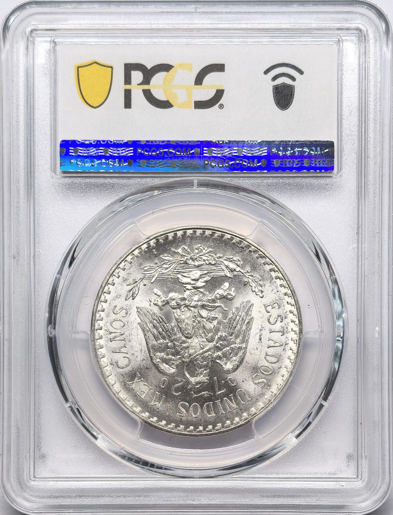 凡希社世界钱币微拍第二百八十六期 1944M墨西哥射线自由帽比索PCGS-MS66