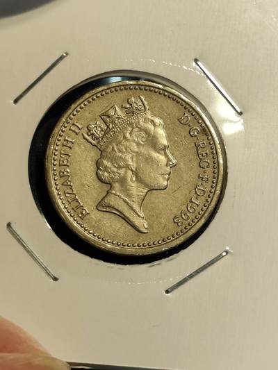 2024年第十二场外国好品散币(免佣金) - 英国🇬🇧1993单年份1英镑(带光好品)