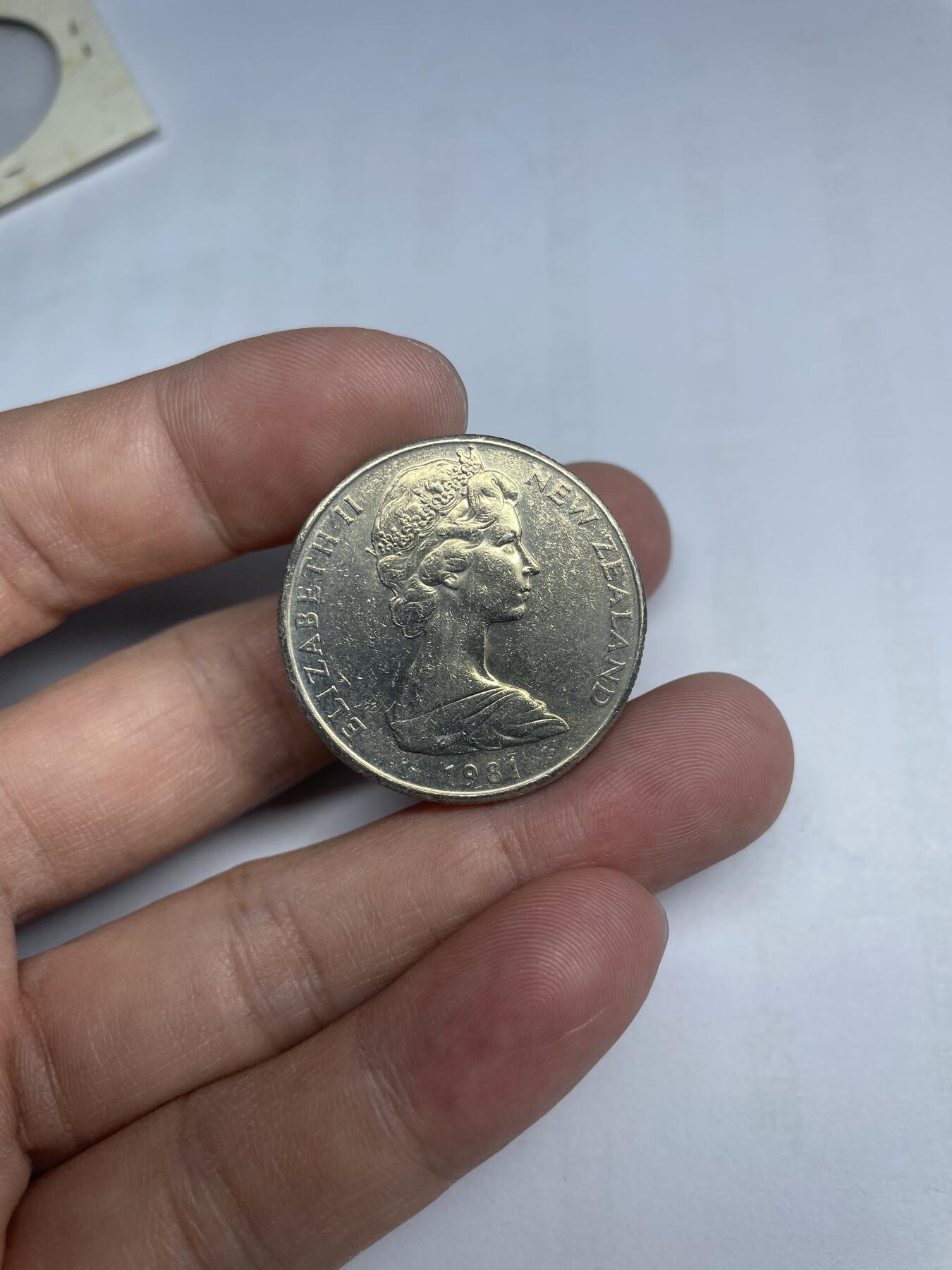 每日一拍，2024年集古藏今外币拍卖第十六期-第9场—（总第159拍），可以寄存60天，满160元包邮。 1981年新西兰50分