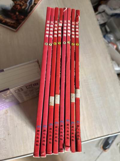 浩哥拍卖之漫画专场 - 权迎东老师漫画之三国英雄传8册全 品相一般 特价处理