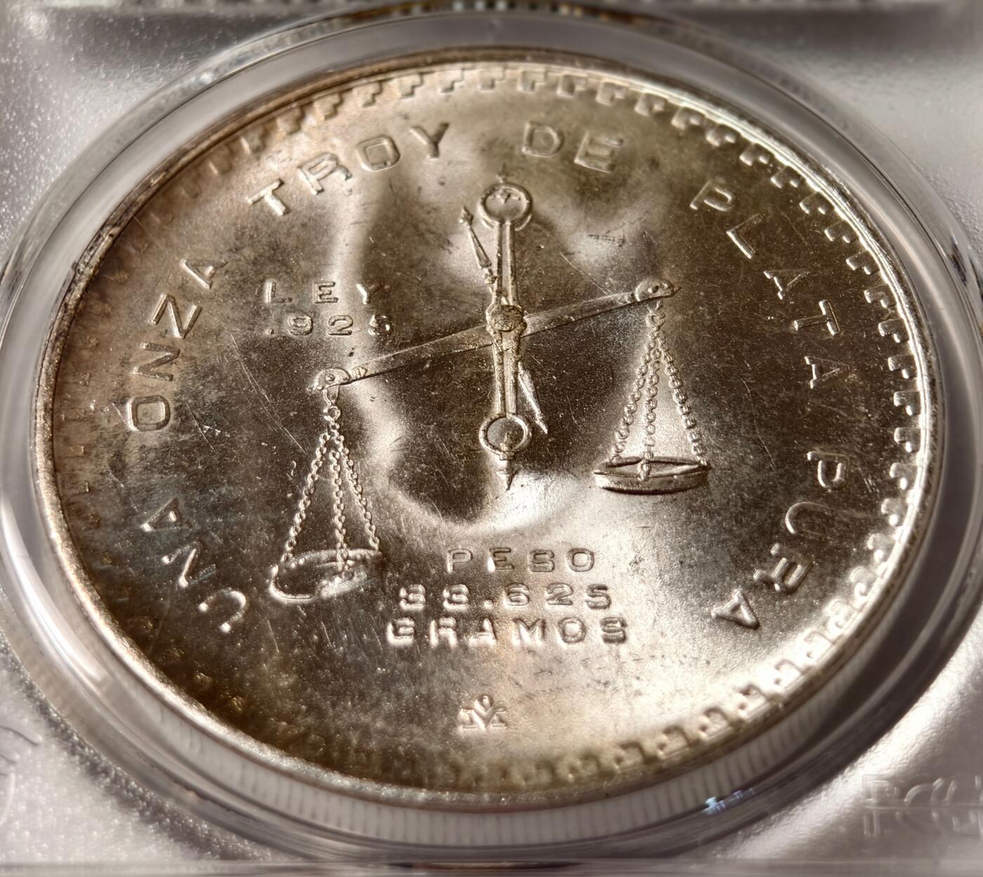紫瑗钱币——第462期 墨西哥 1979年 MO 天平铸币机纪念币 PCGS MS65