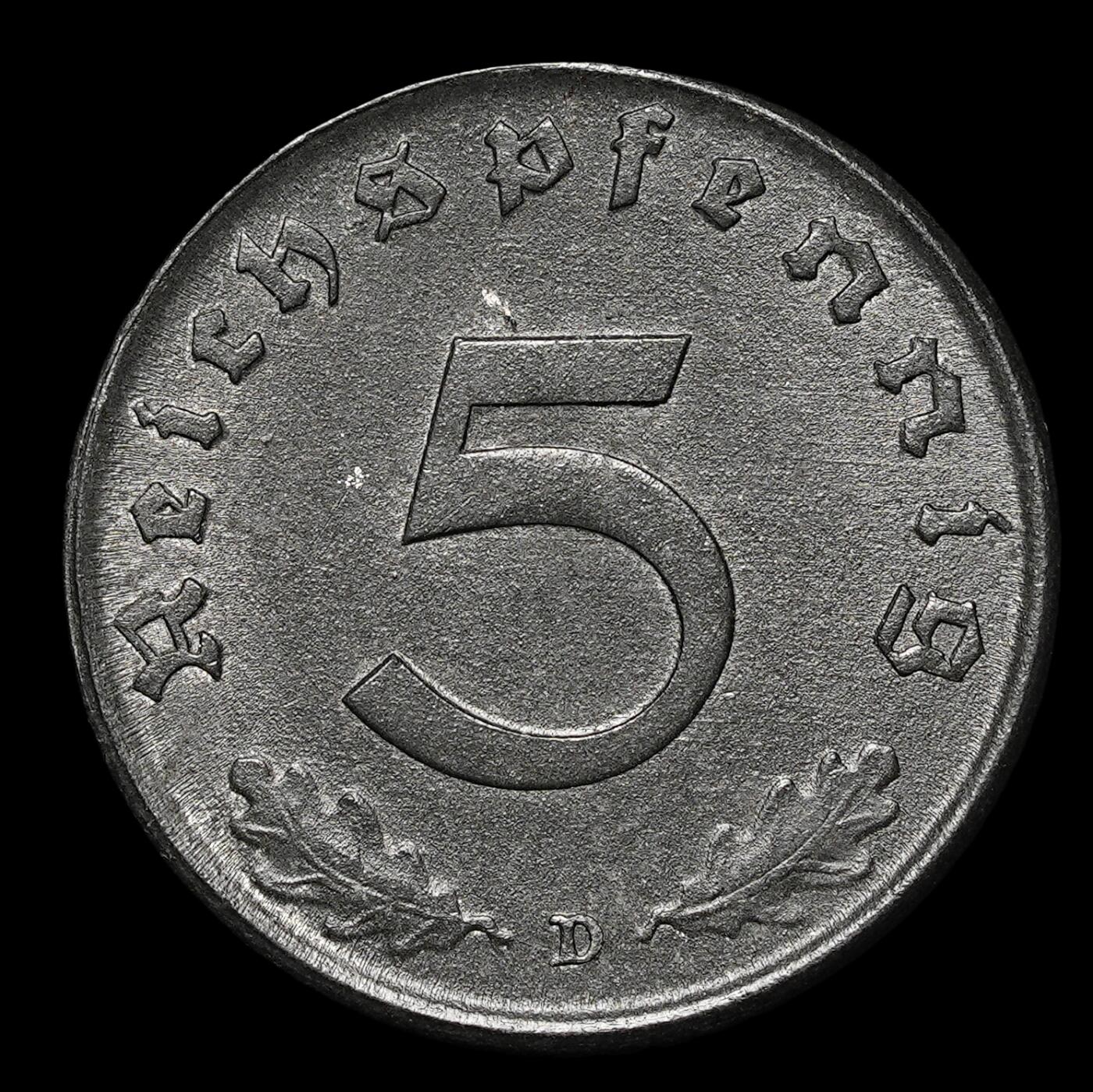 修遠堂世界钱币第四十四期 全场包邮 散币裸币专场 少见1947年拔毛鹰5芬尼锌币