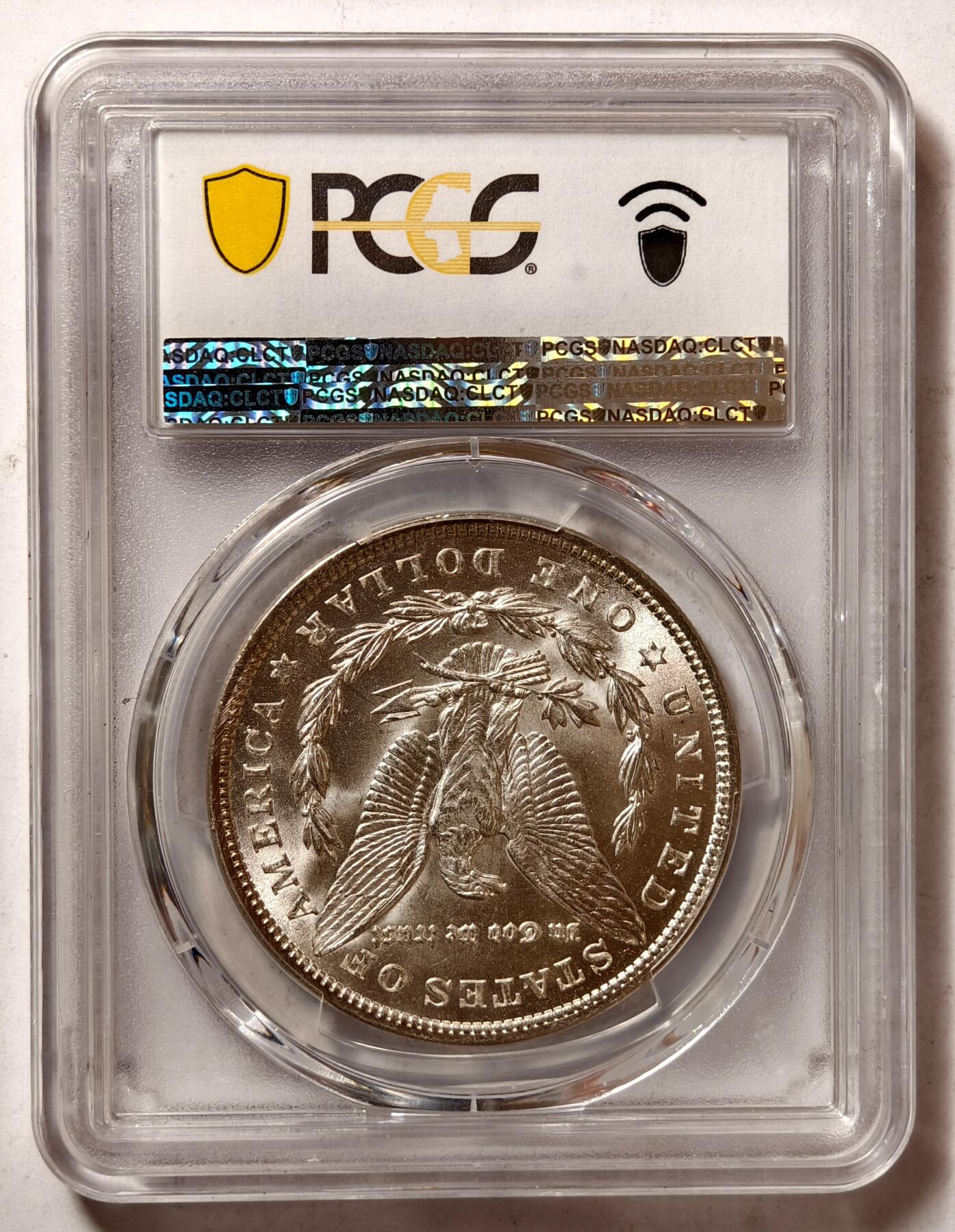 紫瑗钱币——第462期 美国 1921年 摩根 大头妹1美元 银币 PCGS MS65